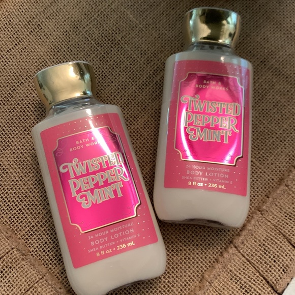 Bath & Body Works Twisted Peppermint Body Lotion Bundle - Picture 3 of 5